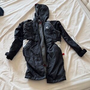 TYR Black and White Kids Deck Coat